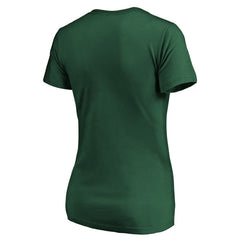 Green Bay Packers Women's Team Iconic Script State V-Neck T-Shirt - Green online