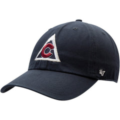 Colorado Avalanche '47 Clean Up Alternate Logo Adjustable Hat - Navy Hats