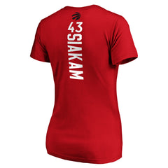 Pascal Siakam Toronto Raptors Women's Playmaker Name & Number T-Shirt - Red online