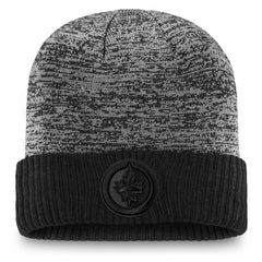 Winnipeg Jets Fanatics Authentic Pro Travel & Training Cuffed Knit Hat - Black Hats