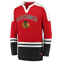 Chicago Blackhawks Fanatics Iconic Slapshot Long Sleeve T-Shirt - Red/Black T-shirts