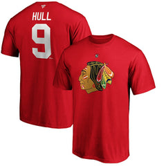 Bobby Hull Chicago Blackhawks Fanatics Authentic Stack Retired Player Name & Number T-Shirt - Red T-shirts