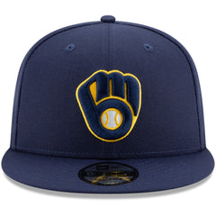 Milwaukee Brewers Team Color 9FIFTY Adjustable Hat Navy