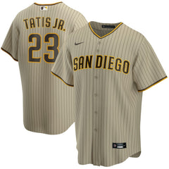Fernando Tatis Jr. San Diego Padres Alternate Replica Player Jersey Tan