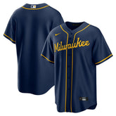 Milwaukee Brewers Alternate Replica Team Jersey Navy