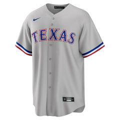 Texas Rangers Road Replica Team Jersey Gray