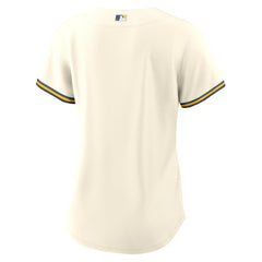 Milwaukee Brewers Women's Home Replica Team Jersey Cream