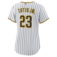 Fernando Tatís Jr. San Diego Padres Women's Home Replica Player Jersey White/Brown