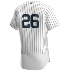 DJ LeMahieu New York Yankees Home Authentic Player Jersey White/Navy