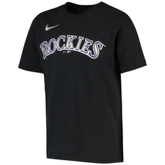 Charlie Blackmon Colorado Rockies Youth Name & Number T-Shirt Black