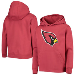 Arizona Cardinals Youth Primary Team Logo Pullover Hoodie - Cardinal discount