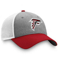 Atlanta Falcons Tri-Tone Trucker Snapback Hat - Gray/Red online