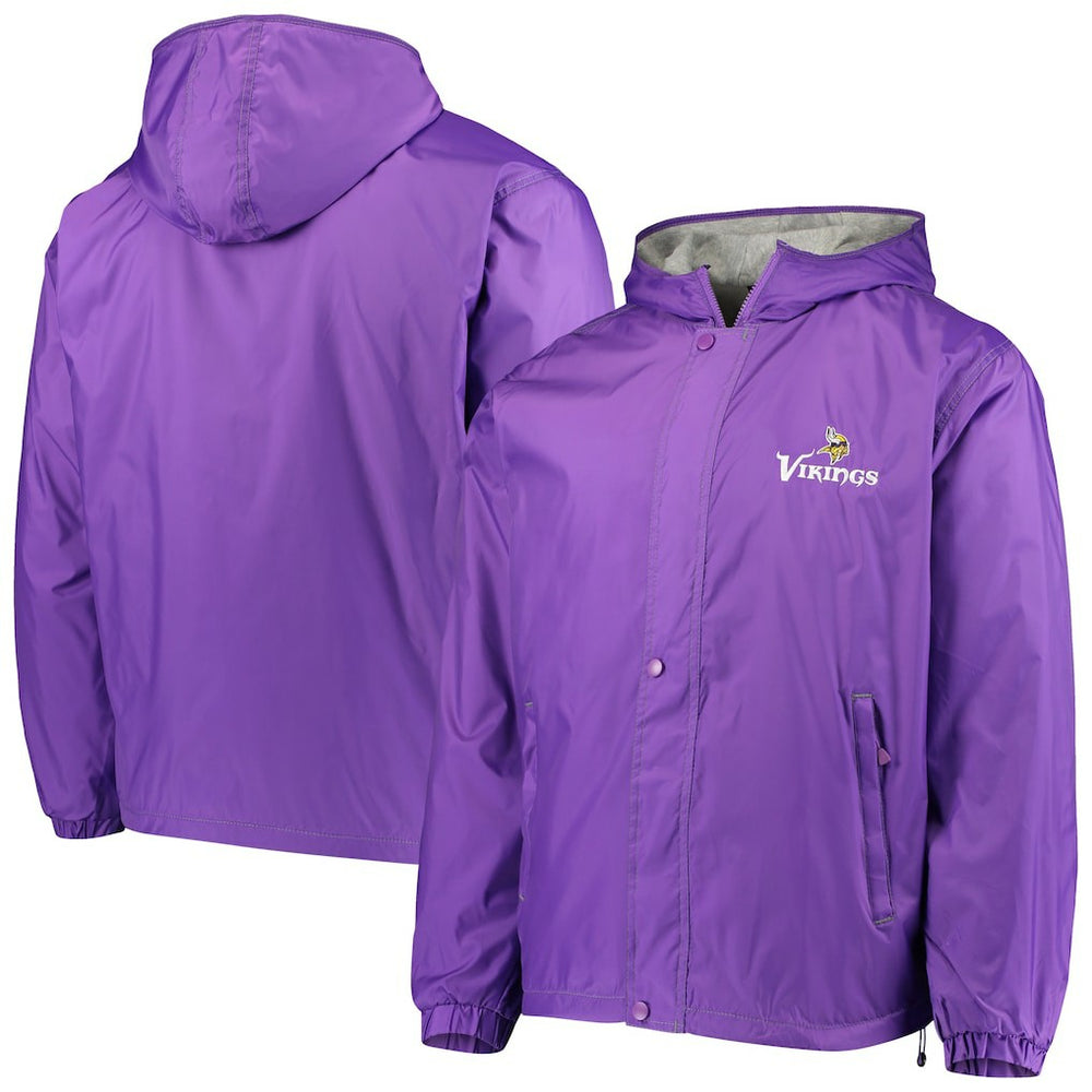 Minnesota Vikings Dunbrooke Logo Legacy Stadium Full-Zip Jacket- Purple for sale