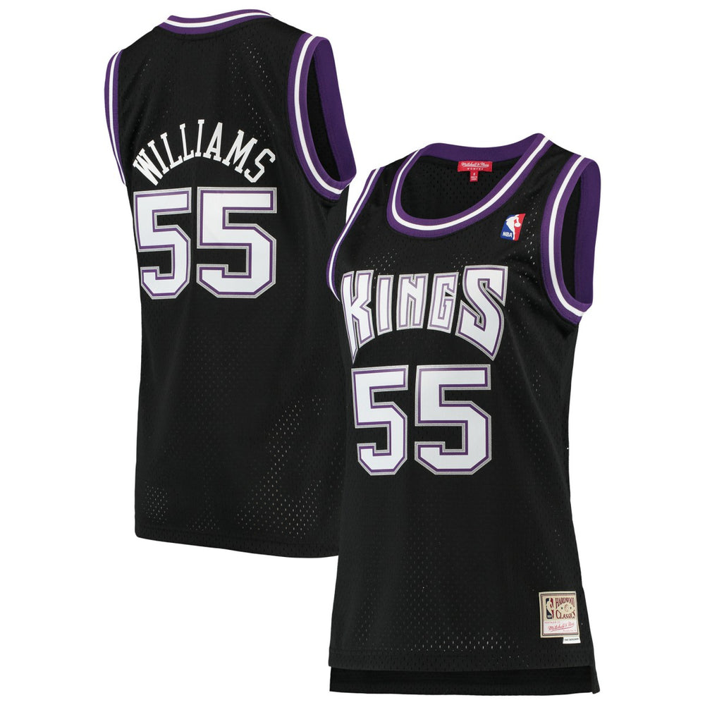 Jason Williams Sacramento Kings Women's 2000/01 Hardwood Classics Swingman Jersey - Black for sale