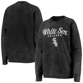 Chicago White Sox G-III 4Her by Carl Banks Women's Comfy Cord Pullover Sweatshirt Black