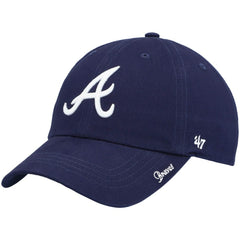 Atlanta Braves Women's Team Miata Clean Up Adjustable Hat Navy