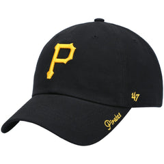 Pittsburgh Pirates Women's Team Miata Clean Up Adjustable Hat Black