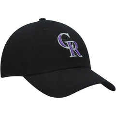 Colorado Rockies Women's Team Miata Clean Up Adjustable Hat Black