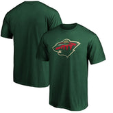 Minnesota Wild Fanatics Team Primary Logo T-Shirt - Green T-shirts