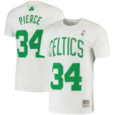 Paul Pierce Boston Celtics Hardwood Classics Stitch Name & Number T-Shirt - White discount