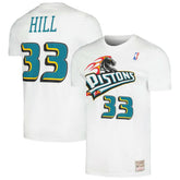 Grant Hill Detroit Pistons Hardwood Classics Stitch Name & Number T-Shirt sale - White shop