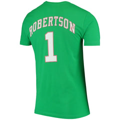 Oscar Robertson Milwaukee Bucks Hardwood Classics Stitch Name & Number T-Shirt - Green cheap
