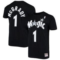 Tracy McGrady Orlando Magic Hardwood Classics Stitch Name & Number T-Shirt - Black outlet