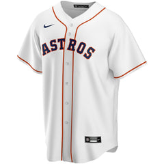 Houston Astros Home Replica Custom Jersey White