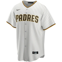 San Diego Padres Home Replica Custom Jersey White