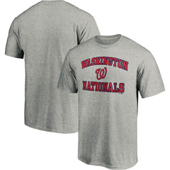 Washington Nationals Heart & Soul T-Shirt Heather Gray