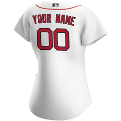 Boston Red Sox Women's Home Replica Custom Jersey White