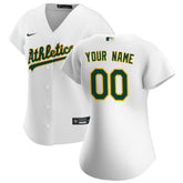Athletics Women's Home Replica Custom Jersey White