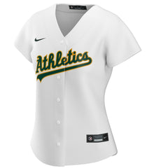 Athletics Women's Home Replica Custom Jersey White