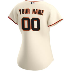 San Francisco Giants Women's Home Replica Custom Jersey Cream