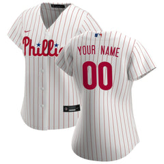 Philadelphia Phillies Women's Home Replica Custom Jersey White