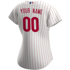 Philadelphia Phillies Women's Home Replica Custom Jersey White