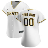 Pittsburgh Pirates Women's Home Replica Custom Jersey White