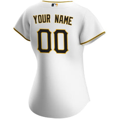 Pittsburgh Pirates Women's Home Replica Custom Jersey White