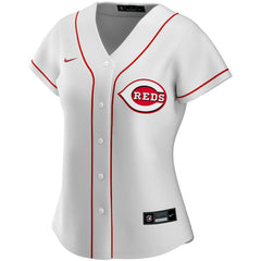 Cincinnati Reds Women's Home Replica Custom Jersey White