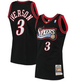 Allen Iverson Philadelphia 76ers 1997/98 Hardwood Classics Authentic Jersey - Black discount