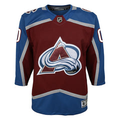 Colorado Avalanche Youth Home Premier Custom Jersey - Burgundy Jerseys