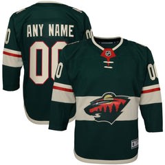 Minnesota Wild Youth Home Premier Custom Jersey - Green Jerseys