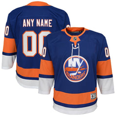 New York Islanders Youth Home Premier Custom Jersey - Blue Jerseys