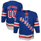 New York Rangers Youth Home Premier Custom Jersey - Blue Jerseys