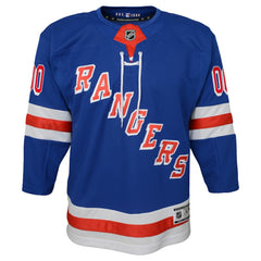 New York Rangers Youth Home Premier Custom Jersey - Blue Jerseys