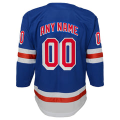 New York Rangers Youth Home Premier Custom Jersey - Blue Jerseys