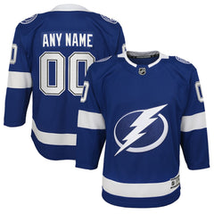 Tampa Bay Lightning Youth Home Custom Premier Jersey - Blue Jerseys