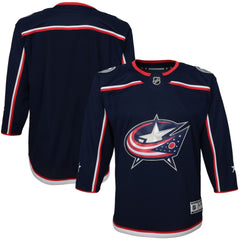 Columbus Blue Jackets Youth Home Premier Jersey - Navy Jerseys