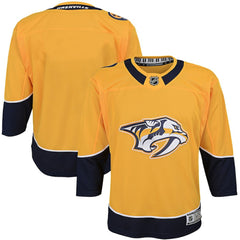Nashville Predators Youth Home Premier Blank Jersey - Yellow Jerseys