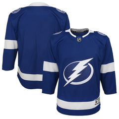 Tampa Bay Lightning Youth Home Blank Premier Jersey - Blue Jerseys